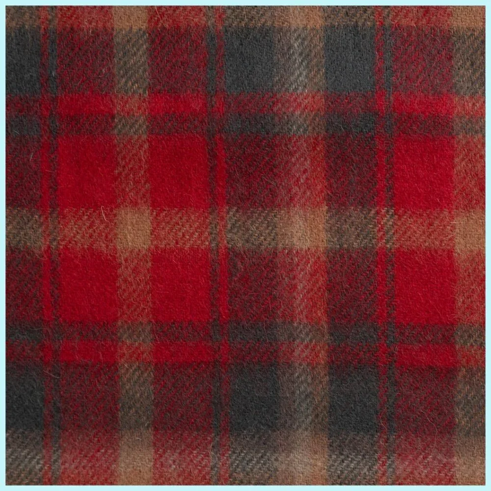 100% Lambswool Scarf Hypoallergenic SCOTTISH IMPORT THINK SOFT WARM TARTAN NWT